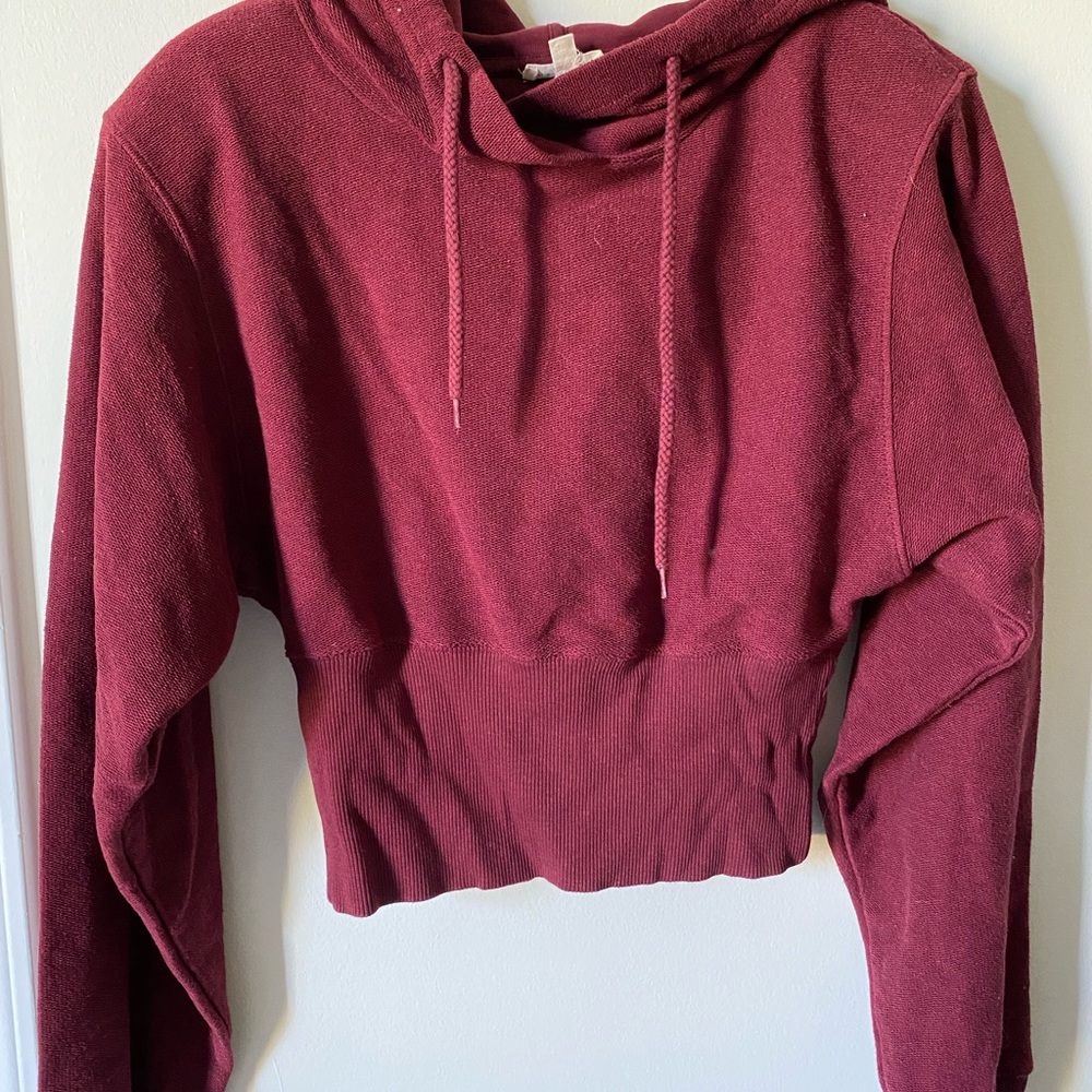 Cropped corset hoodie from UO